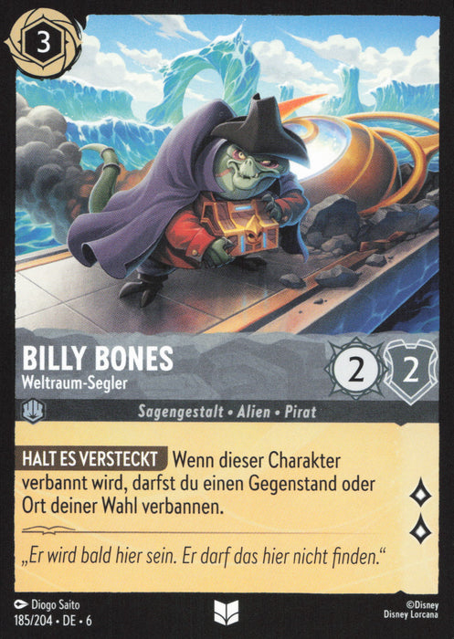 Billy Bones - Weltraum-Segler 6AZS-185 Uncommon Deutsch