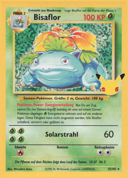 Bisaflor CEL-BS 15 Holo Rare Deutsch