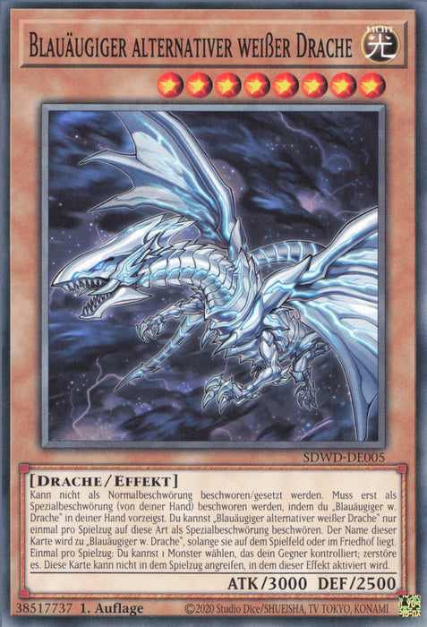 Blauäugiger alternativer weißer Drache SDWD-DE005 Common Deutsch