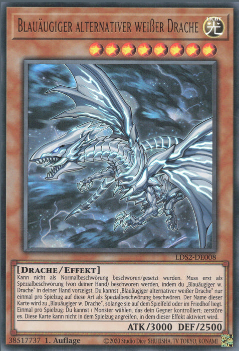 Blauäugiger alternativer weißer Drache (V.1) LDS2-DE008 Ultra Rare