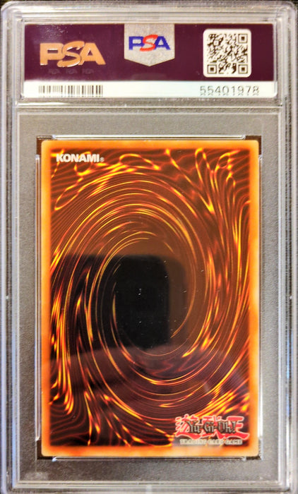 Blauäugiger w. Drache (V.1) LOB-DE001 Ultra Rare Deutsch PSA 6