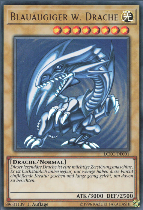 Blauäugiger w. Drache (V.3) LCKC-DE001 Ultra Rare