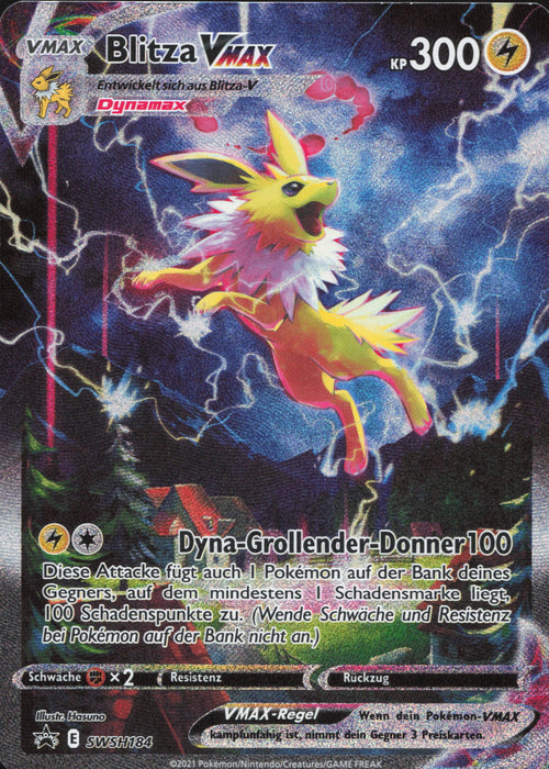 Blitza VMAX SWSH-184 Promo Deutsch