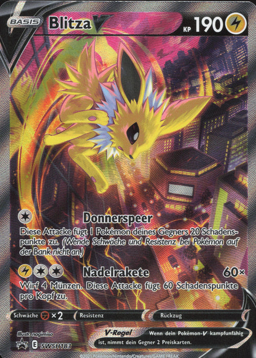 Blitza V SWSH-183 Promo Deutsch
