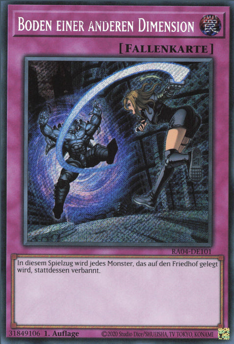 Boden einer anderen Dimension (V.3) RA04-DE101 Secret Rare Deutsch