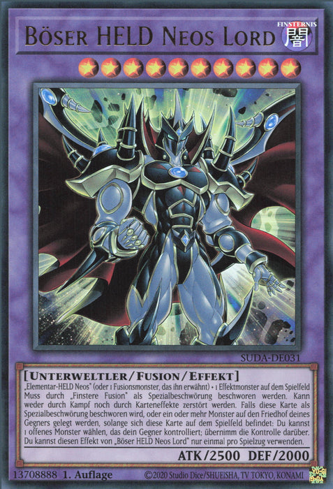 Böser HELD Neos Lord (V.1) SUDA-DE031 Ultra Rare Deutsch