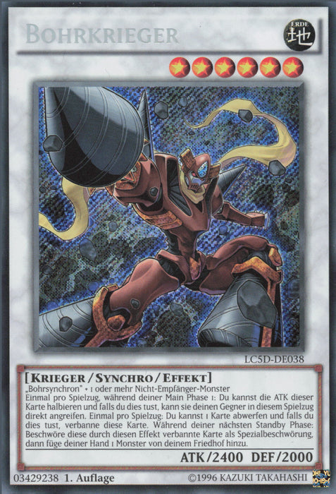 Bohrkrieger LC5D-DE038 Secret Rare Deutsch