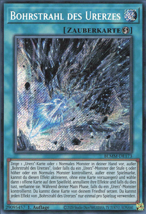 Bohrstrahl des Urerzes BLMM-DE173 Secret Rare Deutsch