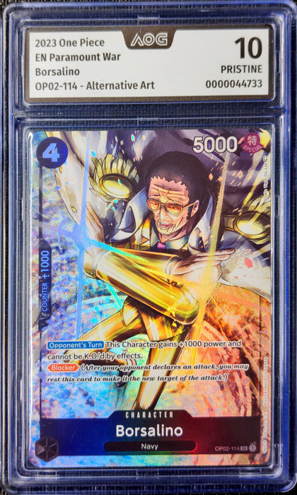 Borsalino (OP02-114) (V.2) OP02 Alternate Art Englisch AOG 10