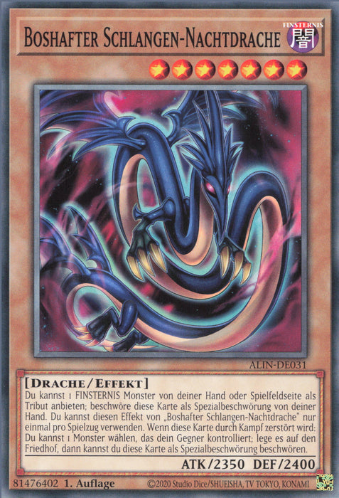 Boshafter Schlangen-Nachtdrache ALIN-DE031 Common Deutsch