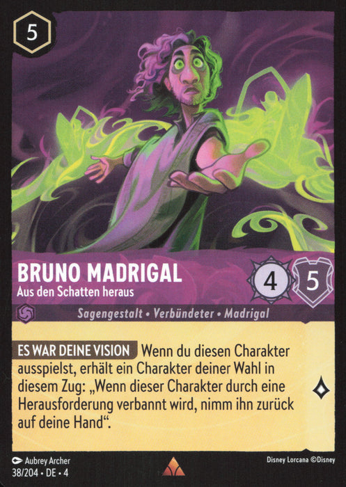 Bruno Madrigal - Aus den Schatten heraus 4URS-038 Rare Deutsch