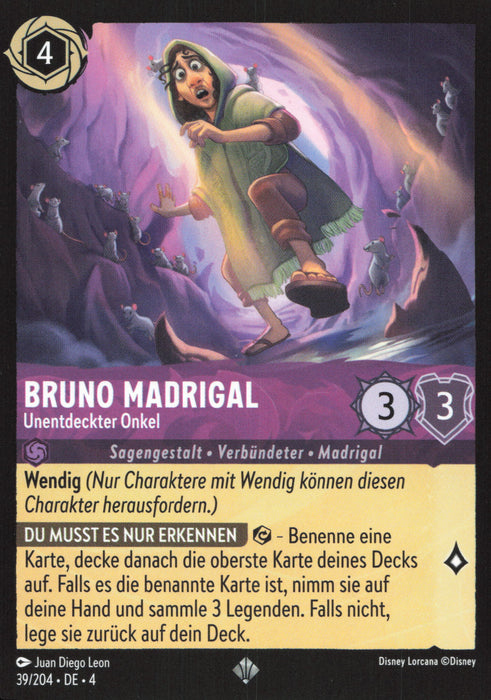 Bruno Madrigal - Unentdeckter Onkel 4URS-039 Super Rare Deutsch