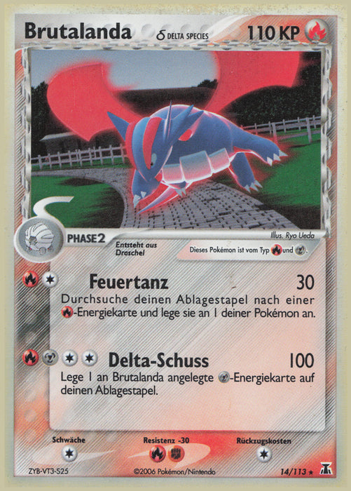 Brutalanda δ Delta Species DS-14 Holo Rare Deutsch