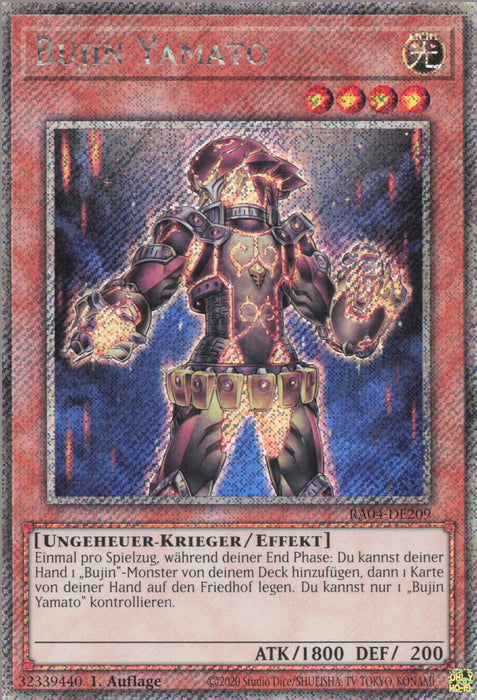 Bujin Yamato (V.1) RA04-DE209 Platinum Secret Rare Deutsch