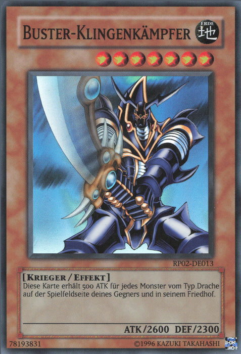 Buster-Klingenkämpfer RP02-DE013 Super Rare Deutsch