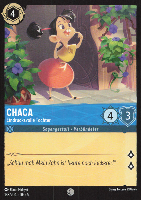 Chaca - Eindrucksvolle Tochter 5SSK-138 Common Deutsch