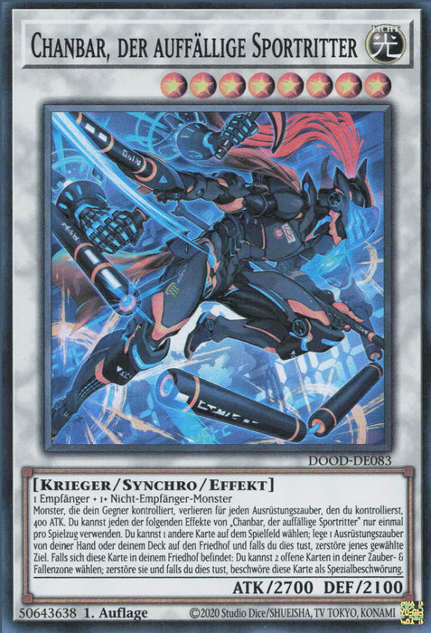 Chanbar, der auffällige Sportritter DOOD-DE083 Super Rare Deutsch