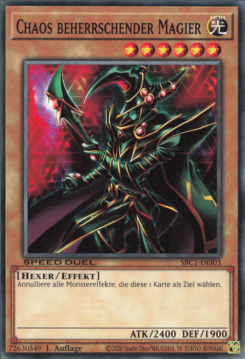 Chaos beherrschender Magier SBC1-DEI03 Common Deutsch
