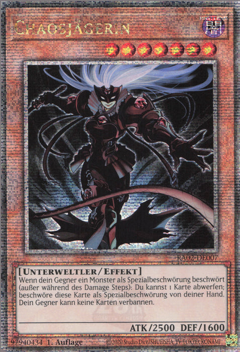 Chaosjägerin (V.5) RA02-DE007 Quarter Century Secret Rare Deutsch