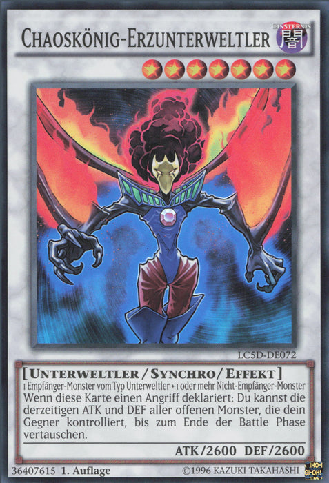 Chaoskönig-Erzunterweltler LC5D-DE072 Super Rare Deutsch
