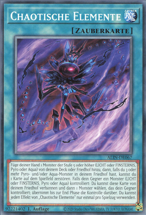 Chaotische Elemente ALIN-DE067 Common Deutsch