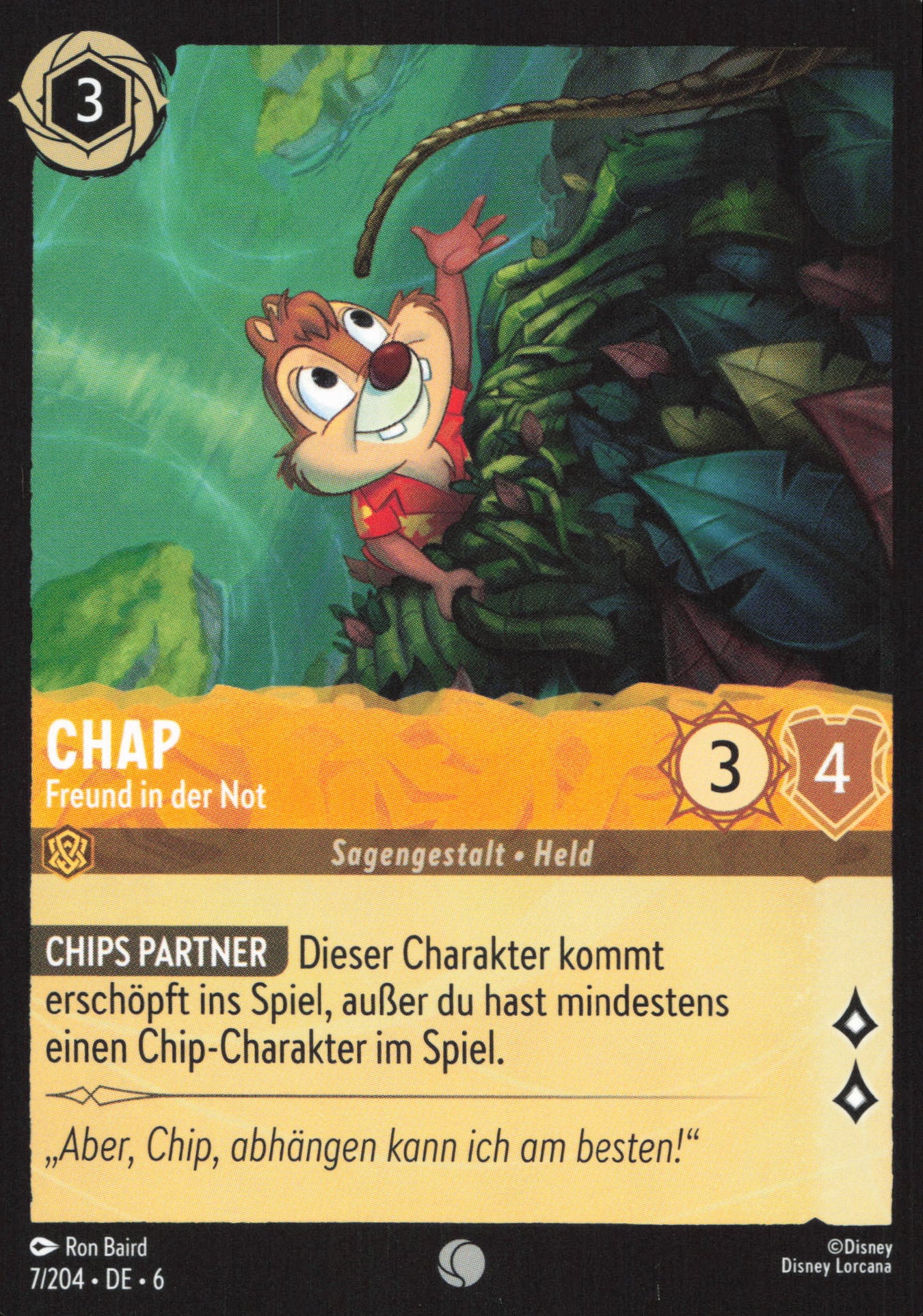 Alle Chap Charakterkarten in Disney Lorcana