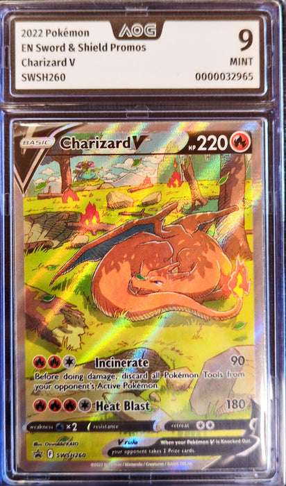 Charizard V SWSH-260 Promo Englisch AOG-9