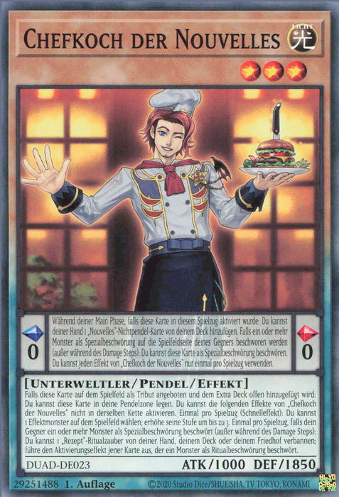 Chefkoch der Nouvelles DUAD-DE023 Common Deutsch