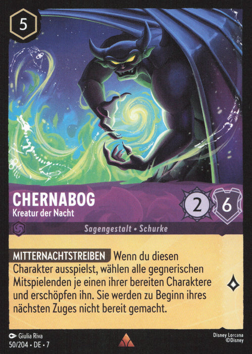 Chernabog - Kreatur der Nacht 7ARI-050 Rare Deutsch