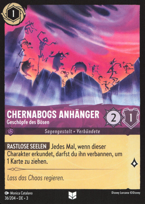 Chernabogs Anhänger - Geschöpfe Des Bösen 3INK-036 Uncommon Deutsch