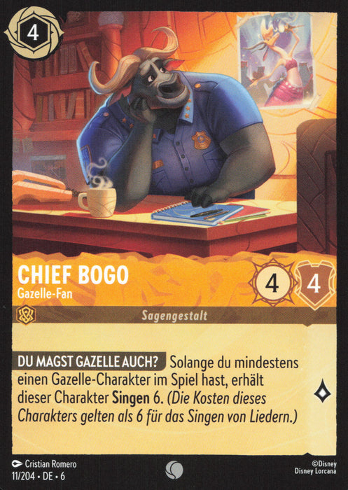 Chief Bogo - Gazelle-Fan 6AZS-011 Common Deutsch