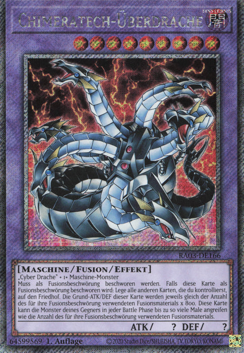 Chimeratech-Überdrache (V.1) RA03-DE166 Platinum Secret Rare Deutsch