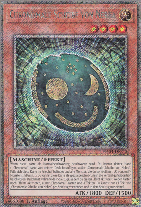 Chronomale Scheibe von Nebra (V.1) RA04-DE213 Platinum Secret Rare Deutsch