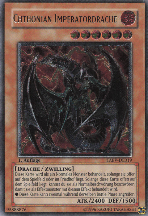 Chthonian Imperatordrache (V.2) TAEV-DE019 Ultimate Rare