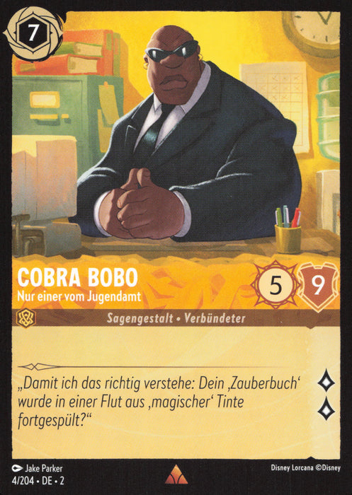 Cobra Bobo - Nur einer vom Jugendamt 2ROF-004 Rare Deutsch