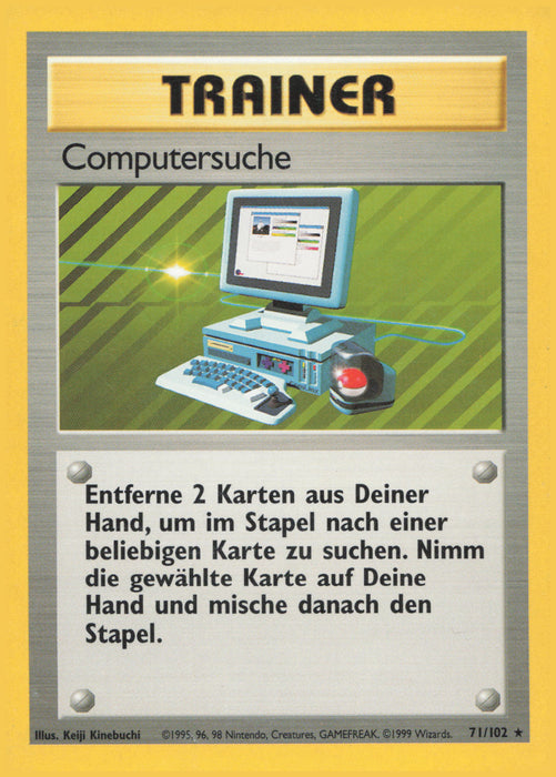 Computersuche BS-71 Rare Deutsch