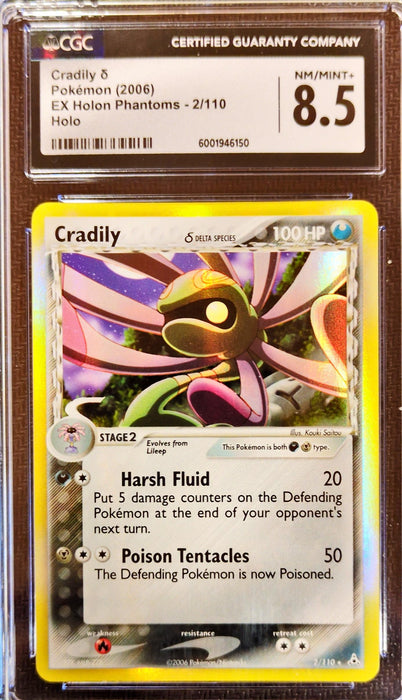 Cradily δ Delta Species HP-2 Holo Rare Englisch CGC-8.5