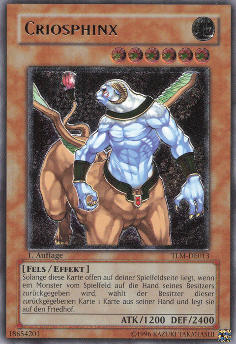 Criosphinx (V.2) TLM-DE013 Ultimate Rare Deutsch