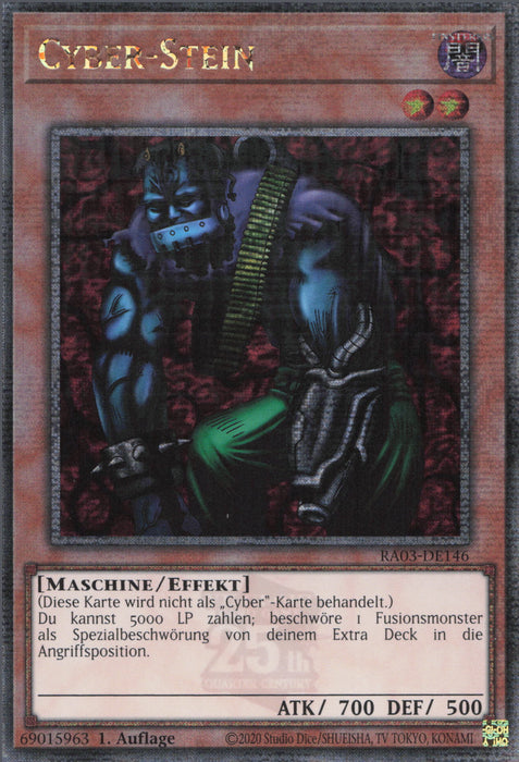 Cyber-Stein (V.2) RA03-DE146 Quarter Century Secret Rare Deutsch