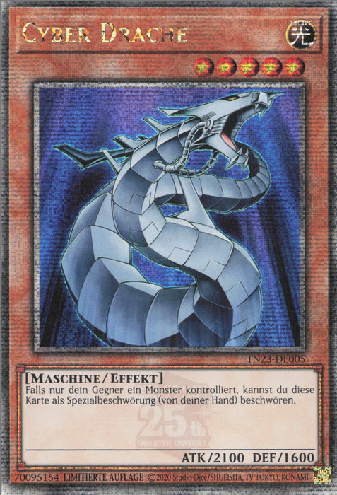 Cyber Drache TN23-DE005 Quarter Century Secret Rare