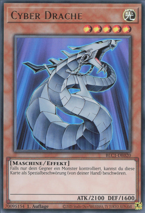 Cyber Drache (V.1) BLC1-DE020 Ultra Rare Deutsch
