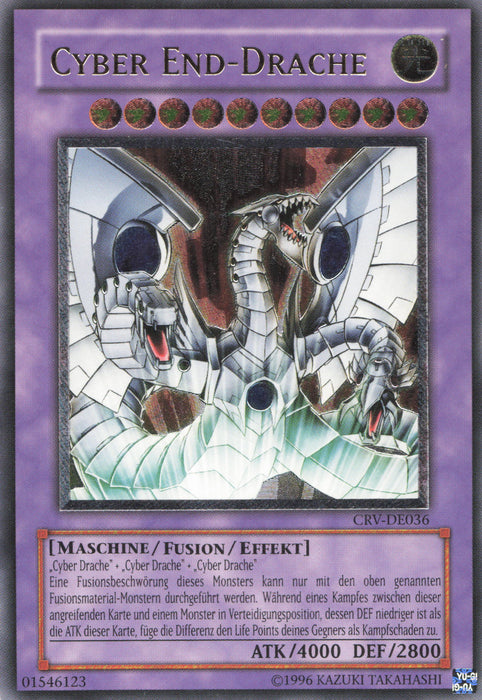 Cyber End-Drache (V.2) CRV-DE036 Ultimate Rare Deutsch