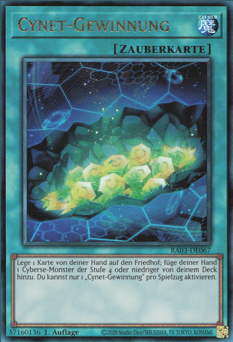 Cynet-Gewinnung (V.7) RA03-DE067 Ultimate Rare Deutsch