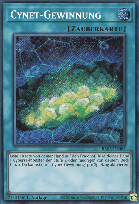 Cynet-Gewinnung (V.3) RA03-DE067 Secret Rare Deutsch