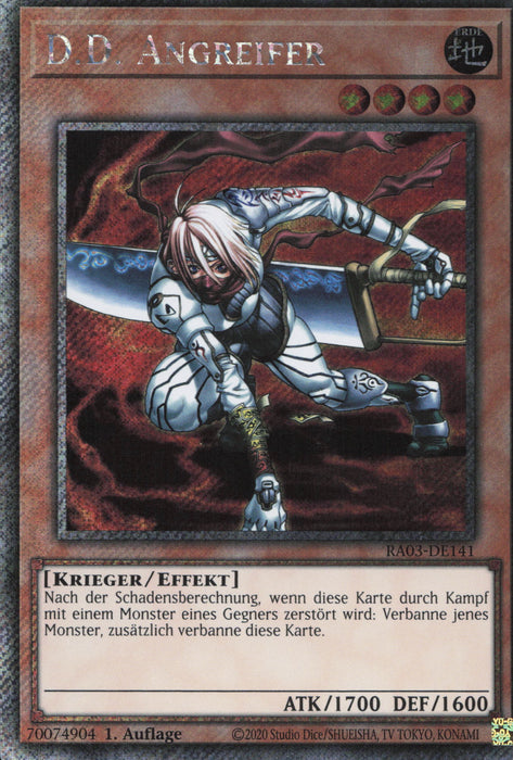 D.D. Angreifer (V.1) RA03-DE141 Platinum Secret Rare Deutsch