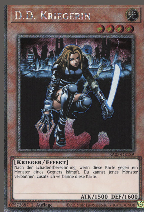 D.D. Kriegerin (V.2) RA03-DE129 Quarter Century Secret Rare Deutsch