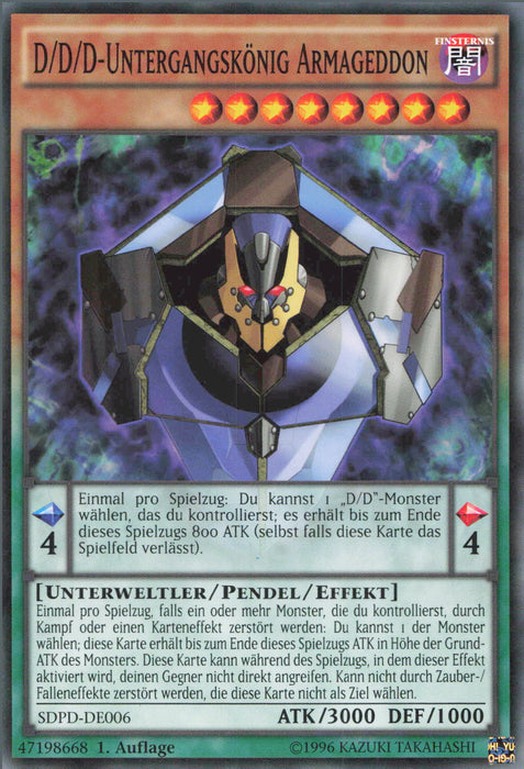 D/D/D-Untergangskönig Armageddon SDPD-DE006 Common Deutsch