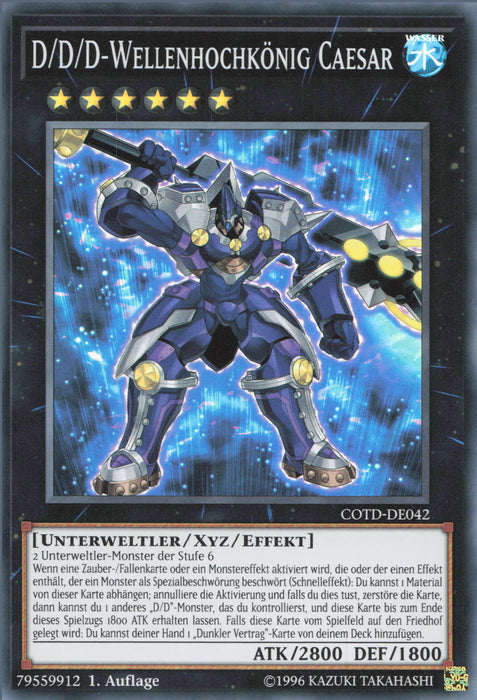 D/D/D-Wellenhochkönig Caesar COTD-DE042 Super Rare
