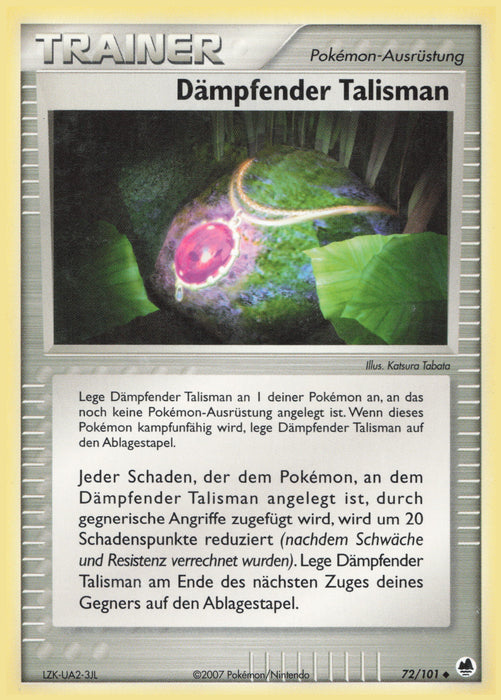 Dämpfender Talisman DF-72 Uncommon Deutsch
