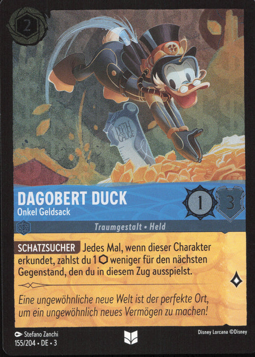 Dagobert Duck - Onkel Geldsack 3INK-155 Uncommon Deutsch